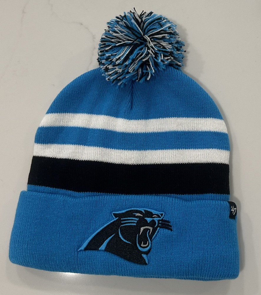 ‘47 Carolina Panthers Winter Knit Beanie Hat (DD8)