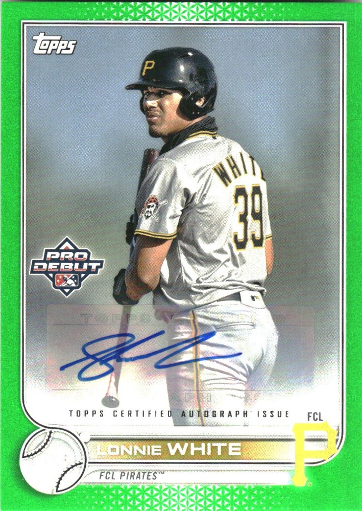 2022 Topps Pro Debut Autographs Green #PD82 Lonnie White Jr. /99