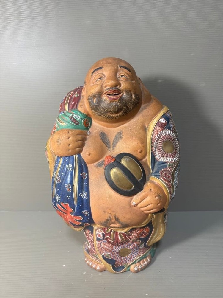 Japanese Kutani Ware 2489 Hotei figurine