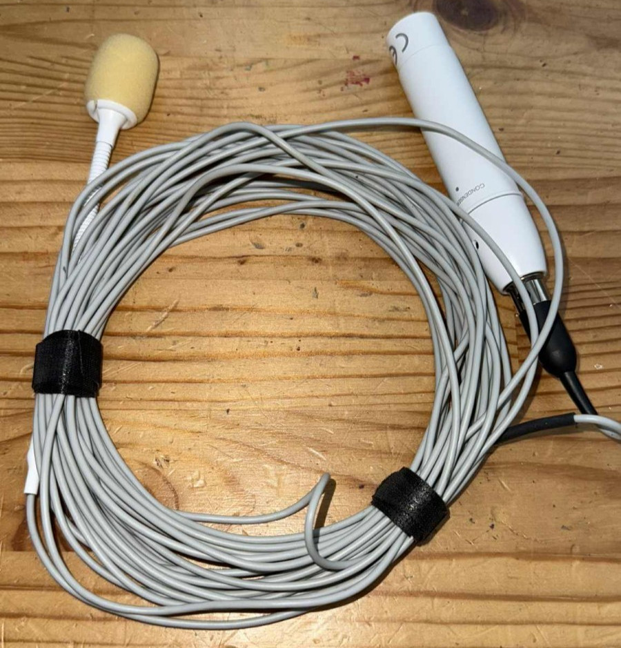 Shure MX202 Microflex Overhead Condenser Microphone 3-Pin XLR w/ XLR Adapter