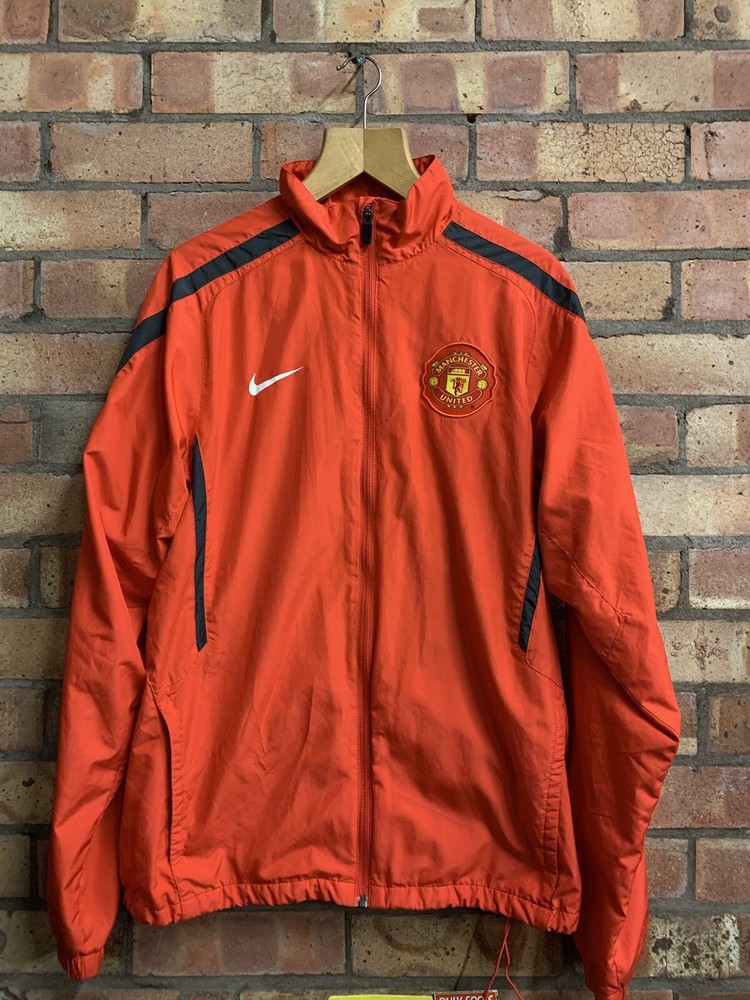 Vintage Nike  MANCHESTER UNITED Football Jacket Full Zip Training Mens Medium M