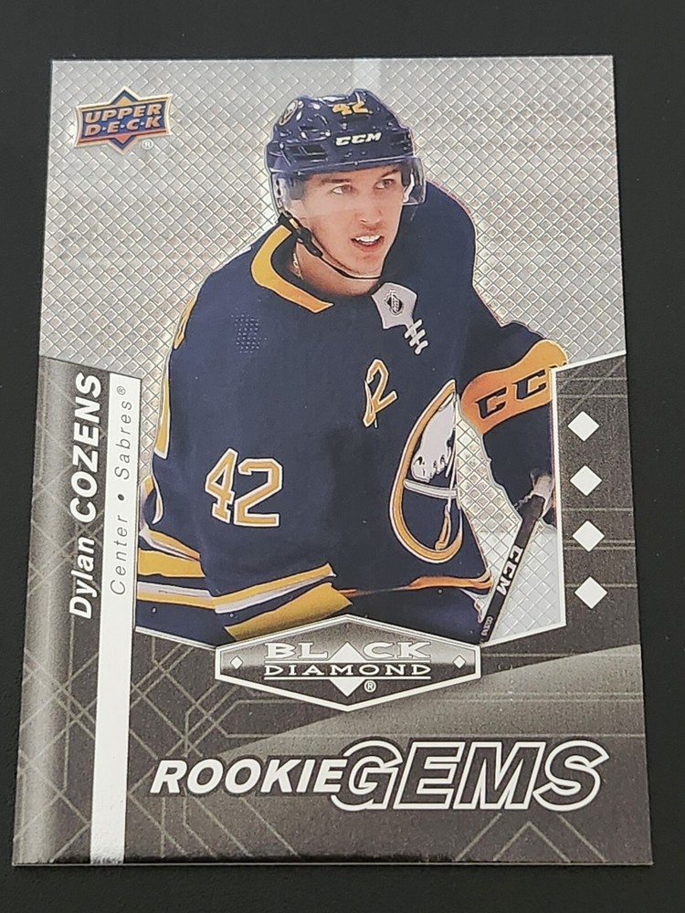 Dylan Cozens 2020-21 Upper Deck Black Diamond Rookie Gems /99 Sabres