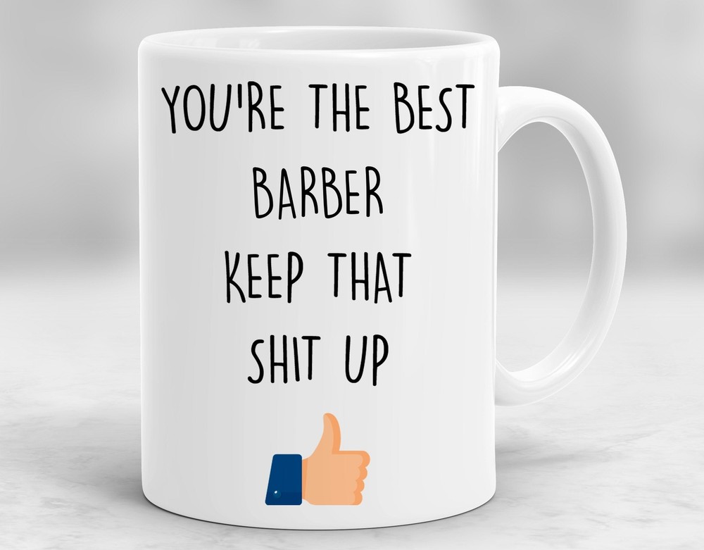 Barber Gift Mug for Men Barber Appreciation Present P484