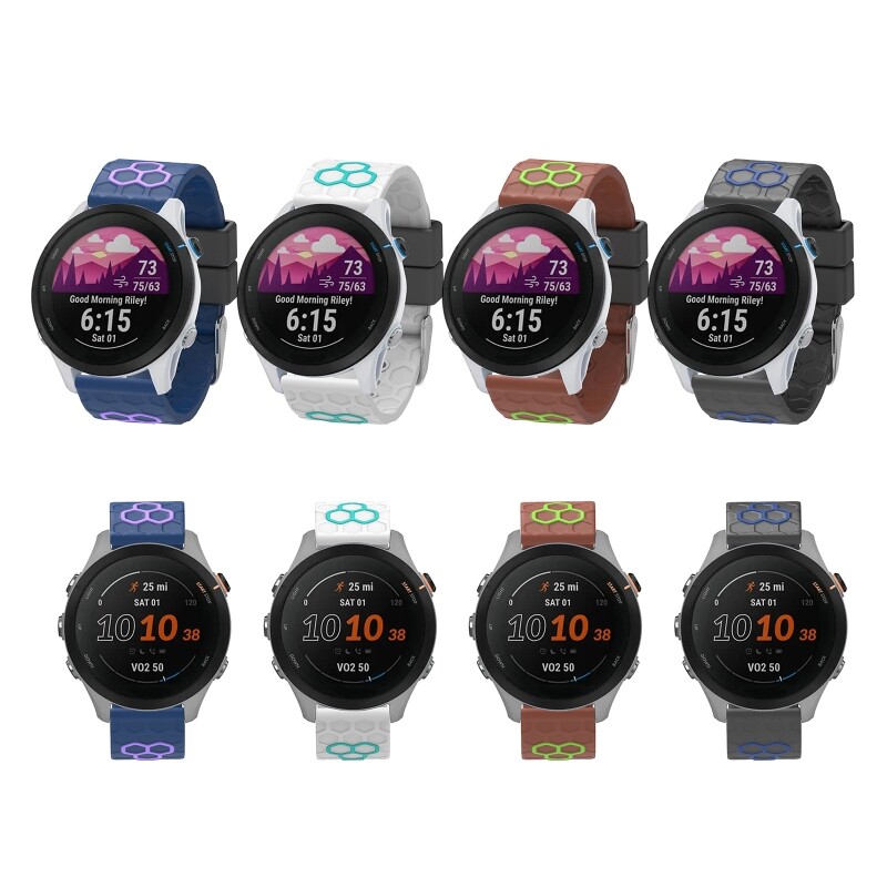 Silicone Wristband Belt for Forerunner255 Sports Watch Strap Belt
