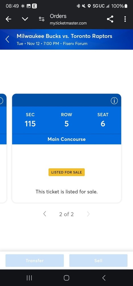 Milwaukee Bucks Vs Toronto Raptors Game