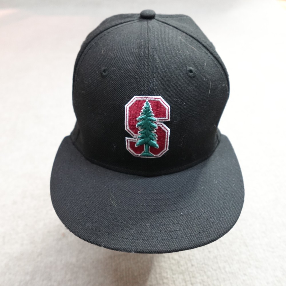 Stanford Hat Black Fitted 7 New Era 100% Wool