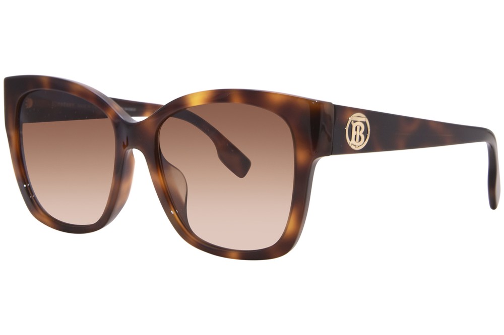 Burberry Ruth BE4345F 331613 Sunglasses Women's Light Havana/Brown Gradient 56mm