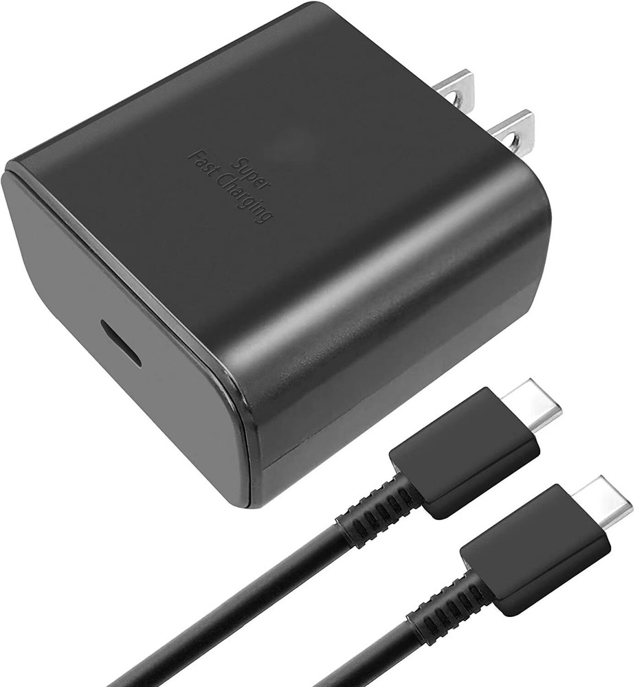 45W Super Fast USB-C Wall Charger with Cable for Samsung Galaxy S22