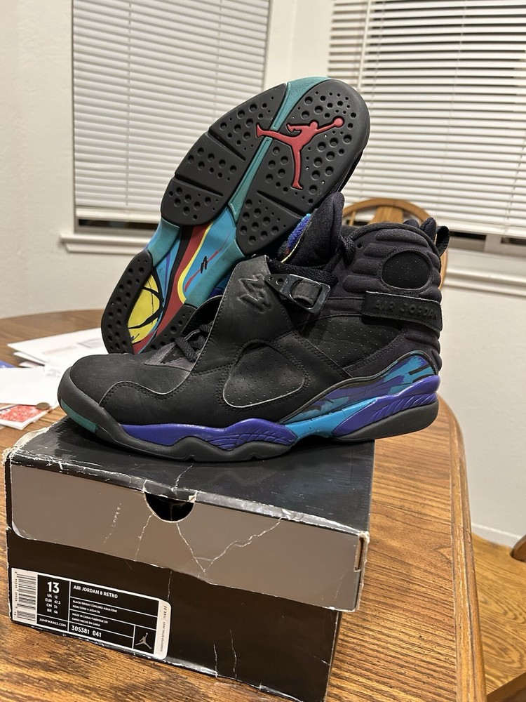 Jordan Retro 8 Aqua 2007 Size 13