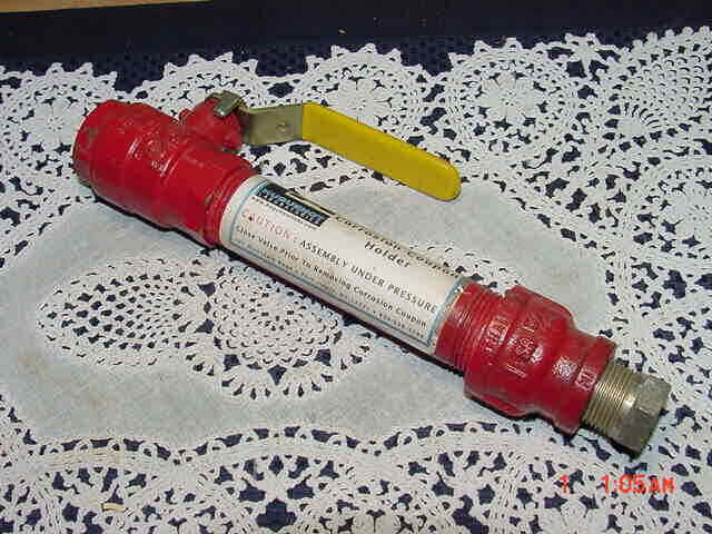Huguenot Laboratories, Corrosion Coupon Holder, Fire Sprinkler System, NEW!-image