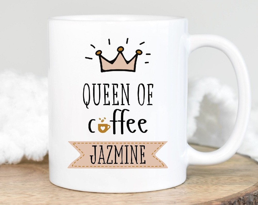 Coffee Lover Mug Queen Of Coffee Gift For Coffee Lover Coffee Addict Cute Coffee