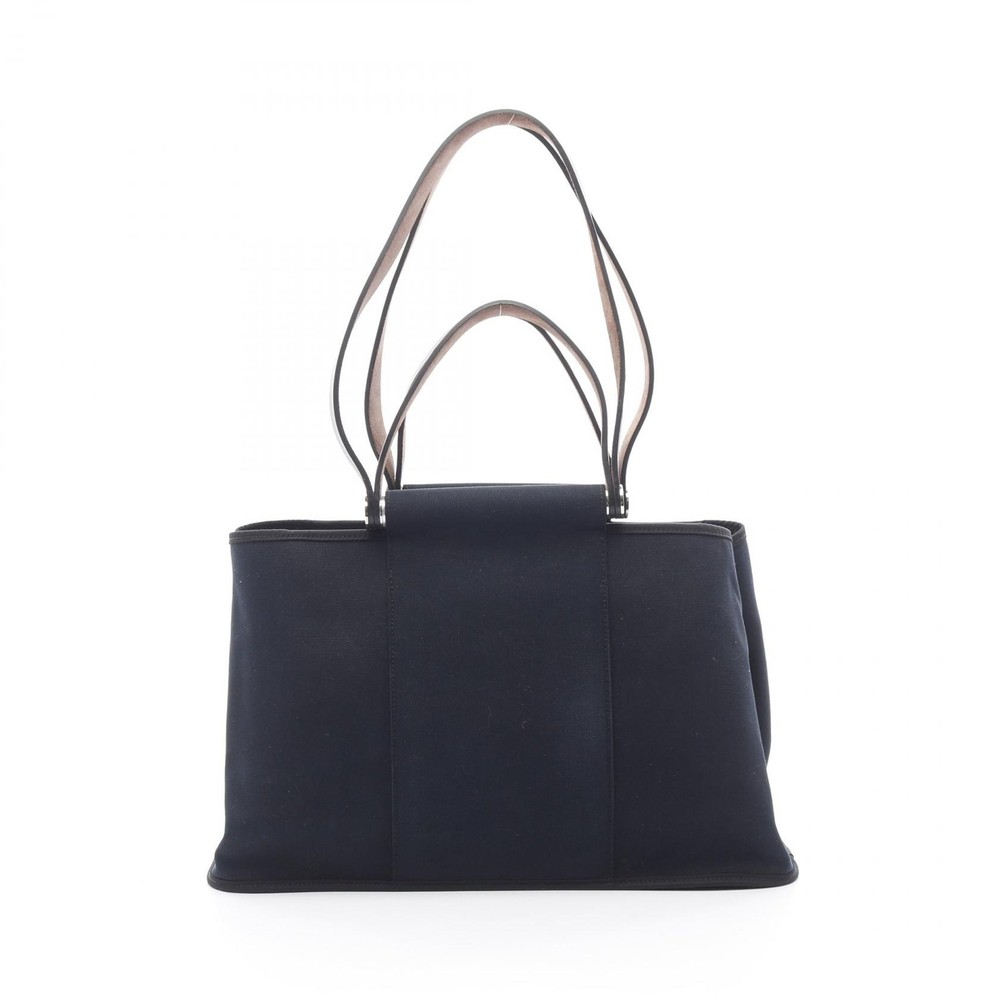 HERMES Cabas PM Tote in Officier Leather Black Women Bag