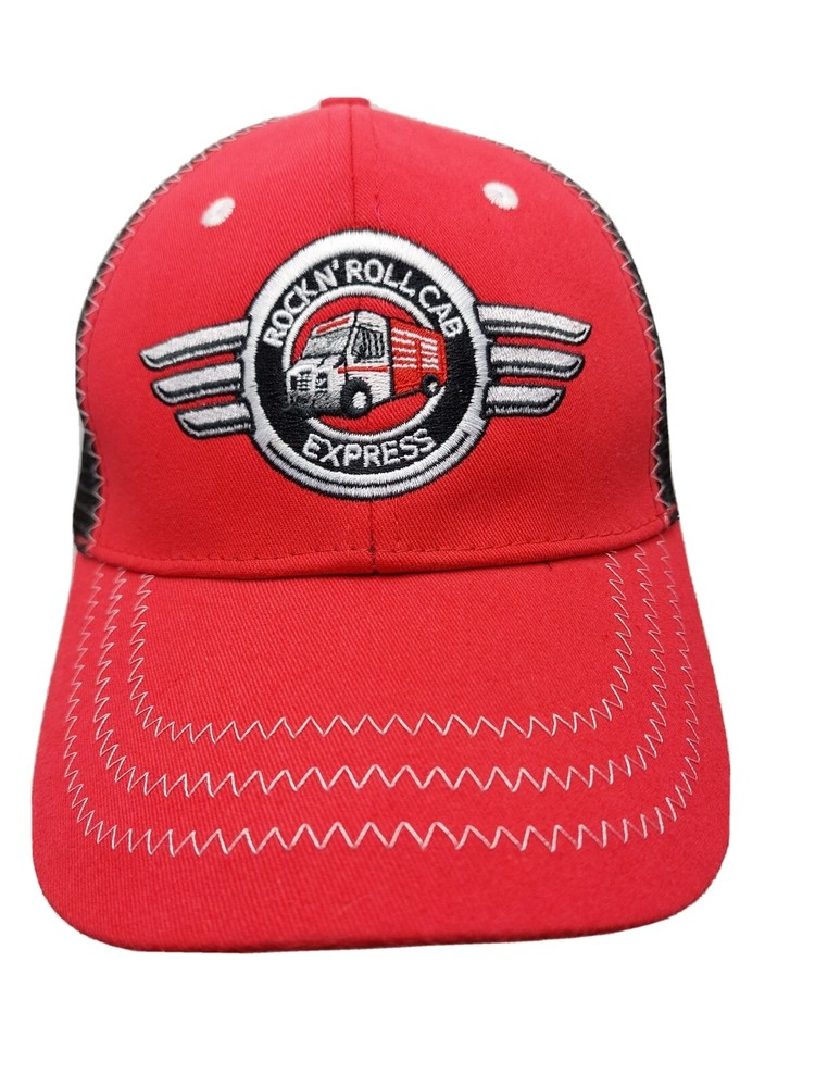 Snap-On Tools Rock N' Roll Cab Express Red Strapback Mesh Snap On