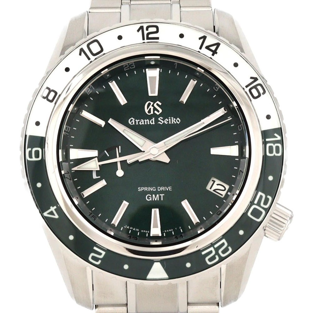Authentic Seiko Grand Seiko Sports Collection Spring Drive GMT 9R66-0BK0/SBG...