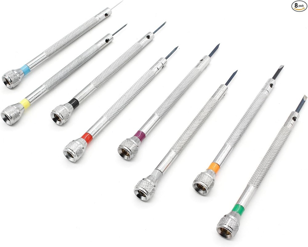 8Pcs Micro Precision Screwdriver Set for Jewelers and Watch Repair
