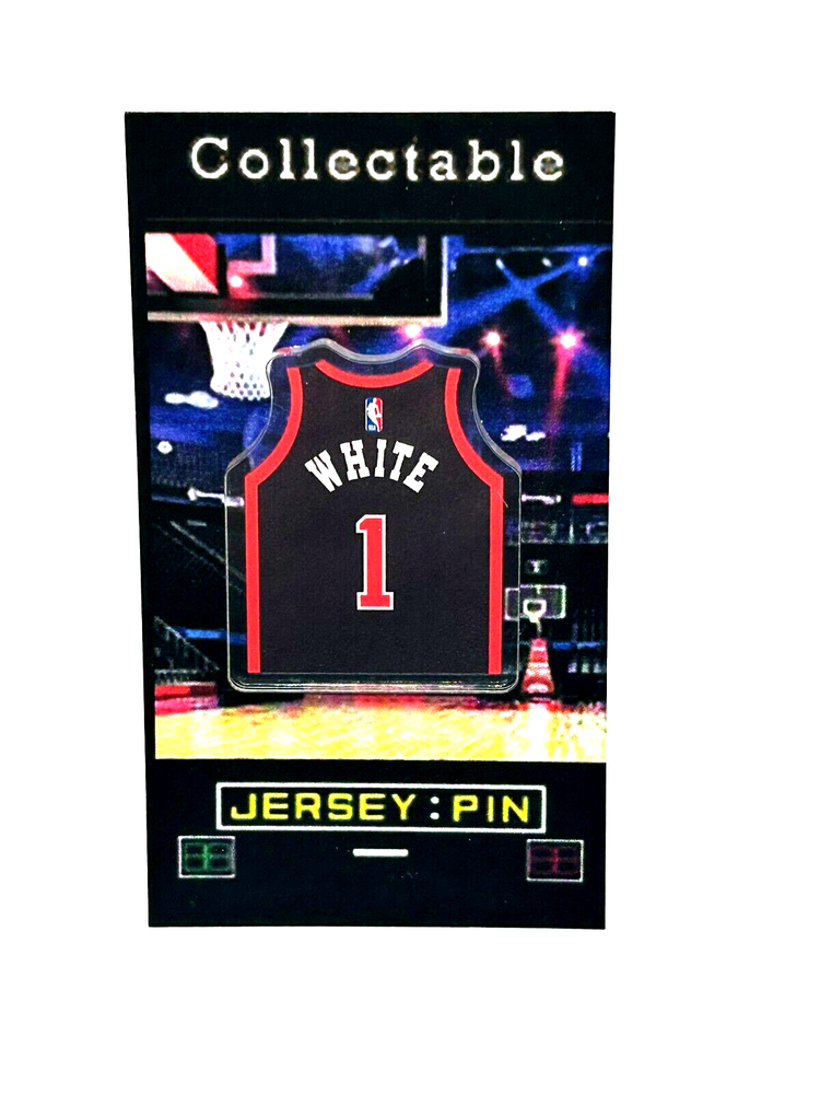 Chicago Bulls Coby White Jersey Lapel Pin – Classic Collectable with Free Shipping