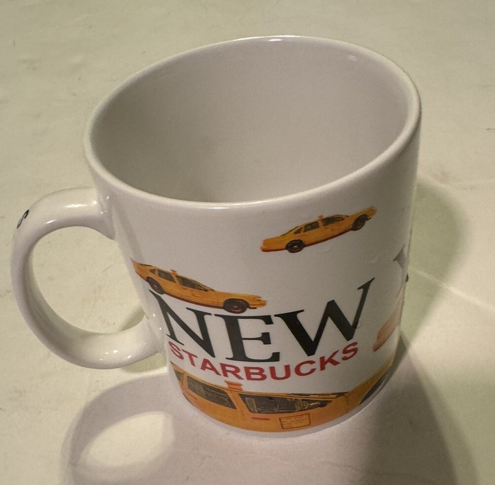 Starbucks Barista Porcelain New York City Extra Large Coffee Mug 22 Oz.