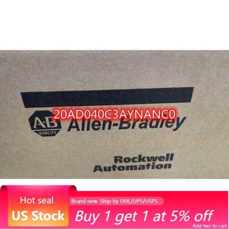 ALLEN BRADLEY 20AD040C3AYNANC0 SER A POWERFLEX 70 AC DRIVE STOCK 5233