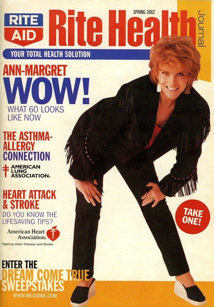 Rite Aid Rite Health  Spring 2002  Issue Ann-Margret Cover New