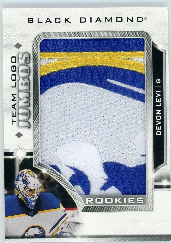 2023-24 UD Black Diamond Team Jumbos Patch #RTL-DL Devon Levi RC