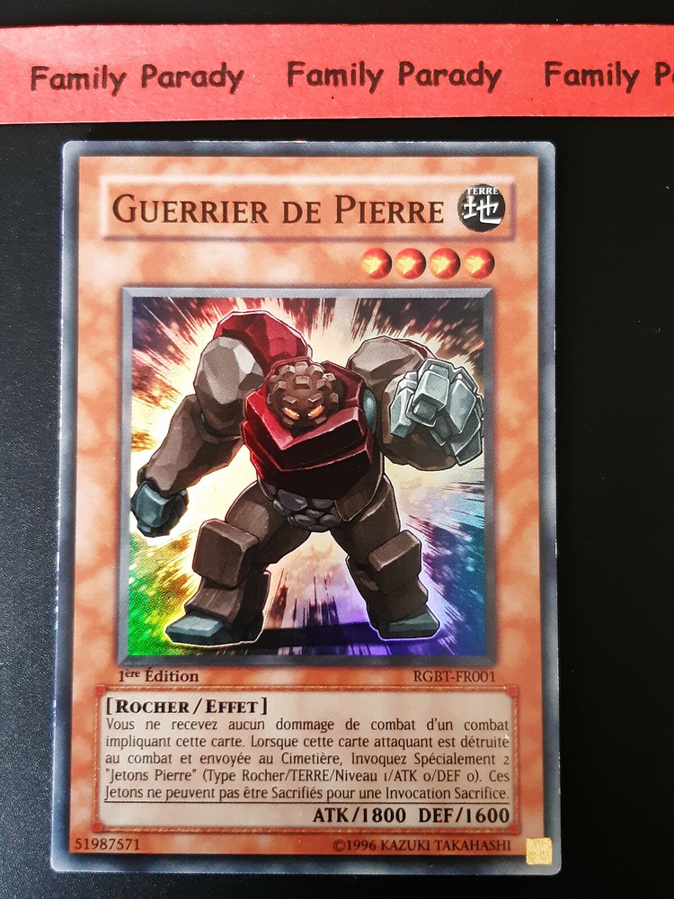 Stone Warrior RGBT-FR001 Yu-Gi-Oh! Card Super Rare 1st Edition