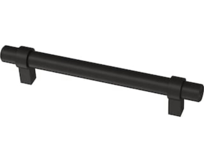 10 Pack Liberty Essentials 5-1/16 Inch Matte Black Cabinet Pulls