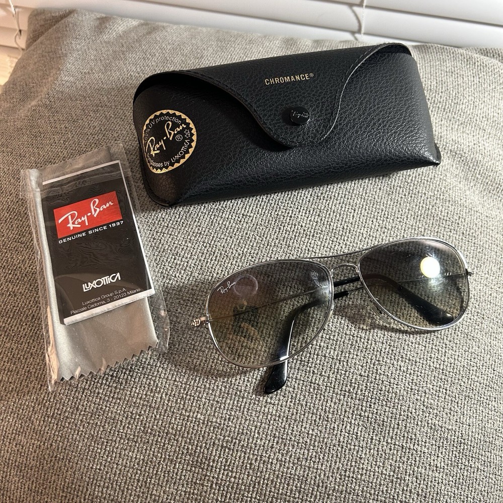 Ray Ban Sunglasses *Frames Only* RB 3362 Cockpit 003/32 59/14 Silver Full Rim