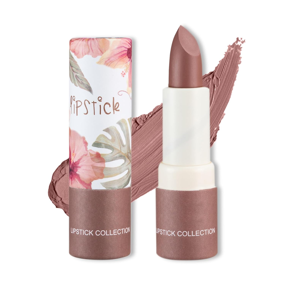 Matte Nude Lipstick Silky Velvet Lip Gloss Stain in Paper Tube