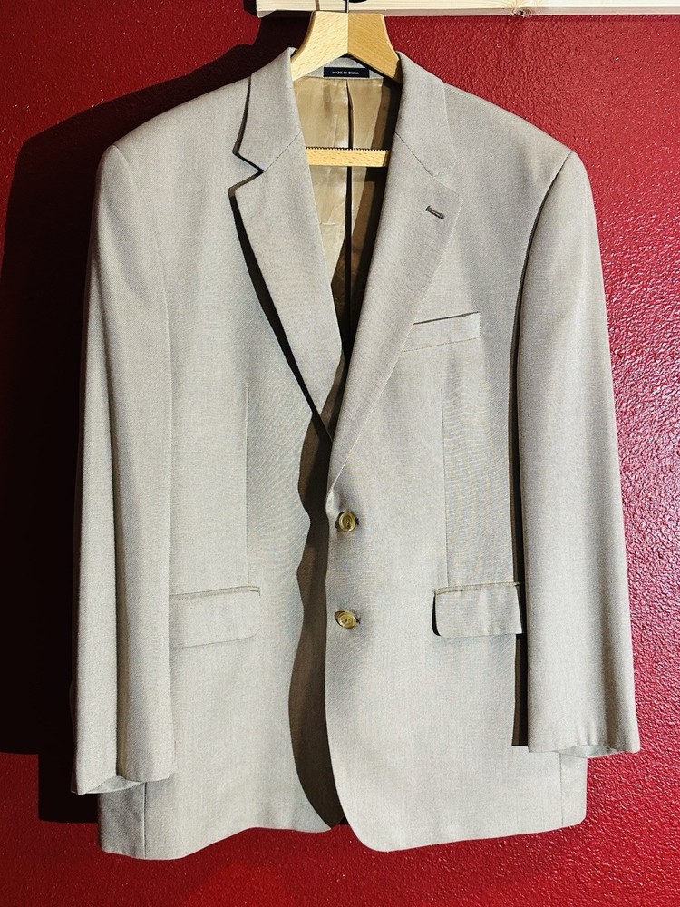 Ralph By Ralph Lauren Tan Sports Coat 100% Bamboo, Size 44R