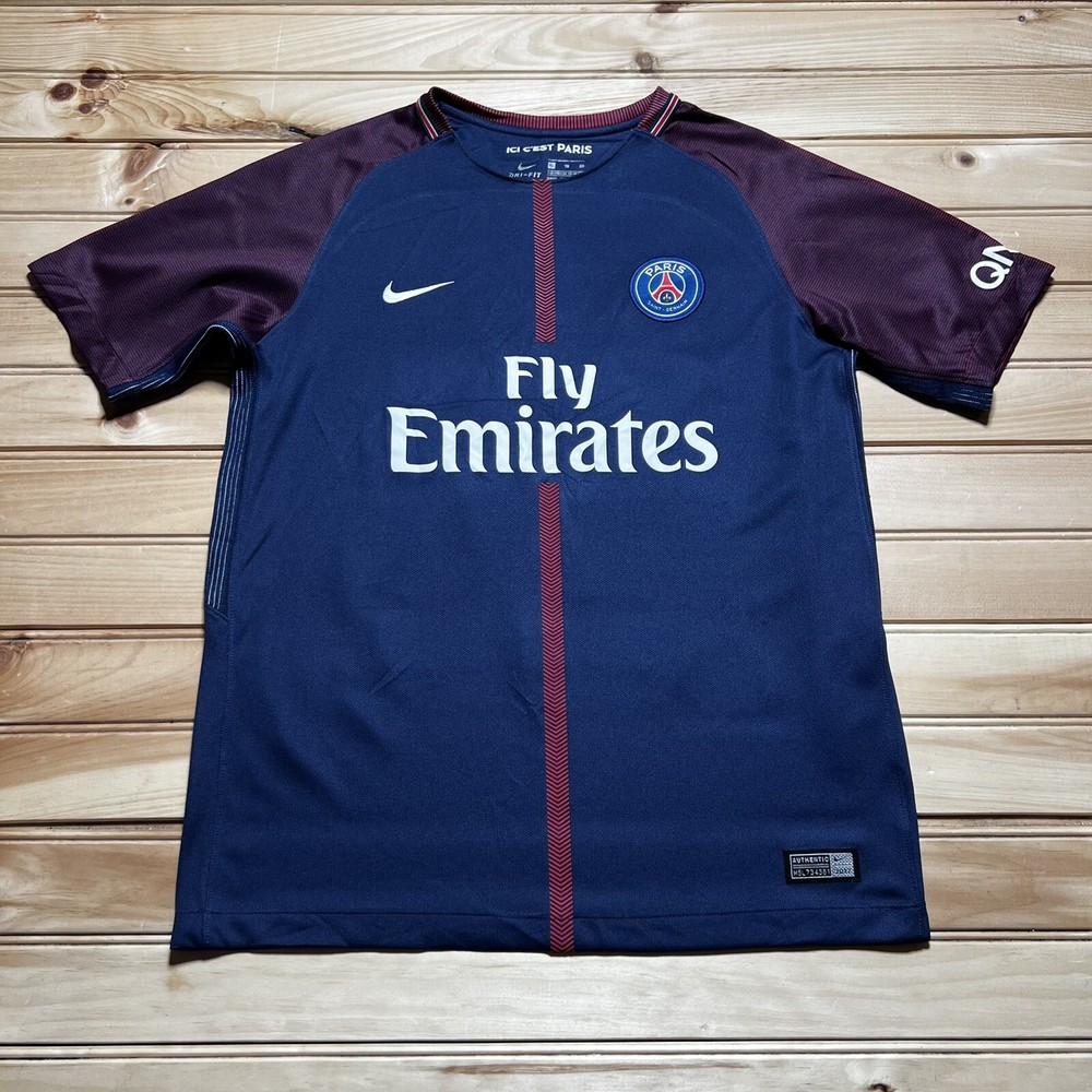 ДОМАШНЯЯ ФУТБОЛКА PSG NIKE 2017/2018 ФУТБОЛ NO10 NEYMAR РАЗМЕР средний