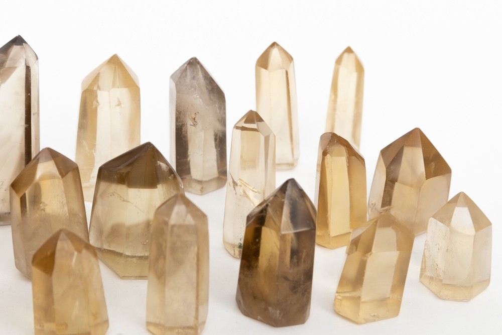 28x Polished Citrine Crystals 1.05 lbs Madagascar Healing Chakra Stone #5730T