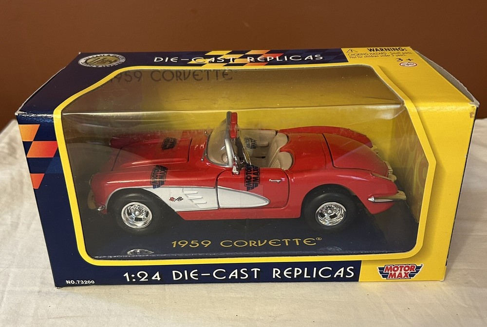 Motor Max 1959 Corvette 1:24 Die-cast Replica No. 73200 Collector’s Edition