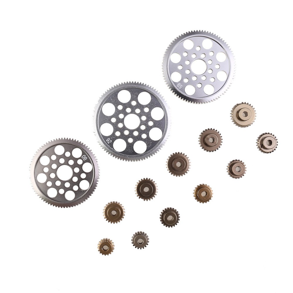 14Pcs Motor Gear Alloy Pinion Cogs For Sakura CS S XIS D4 RC Model 1/10 RC Car F