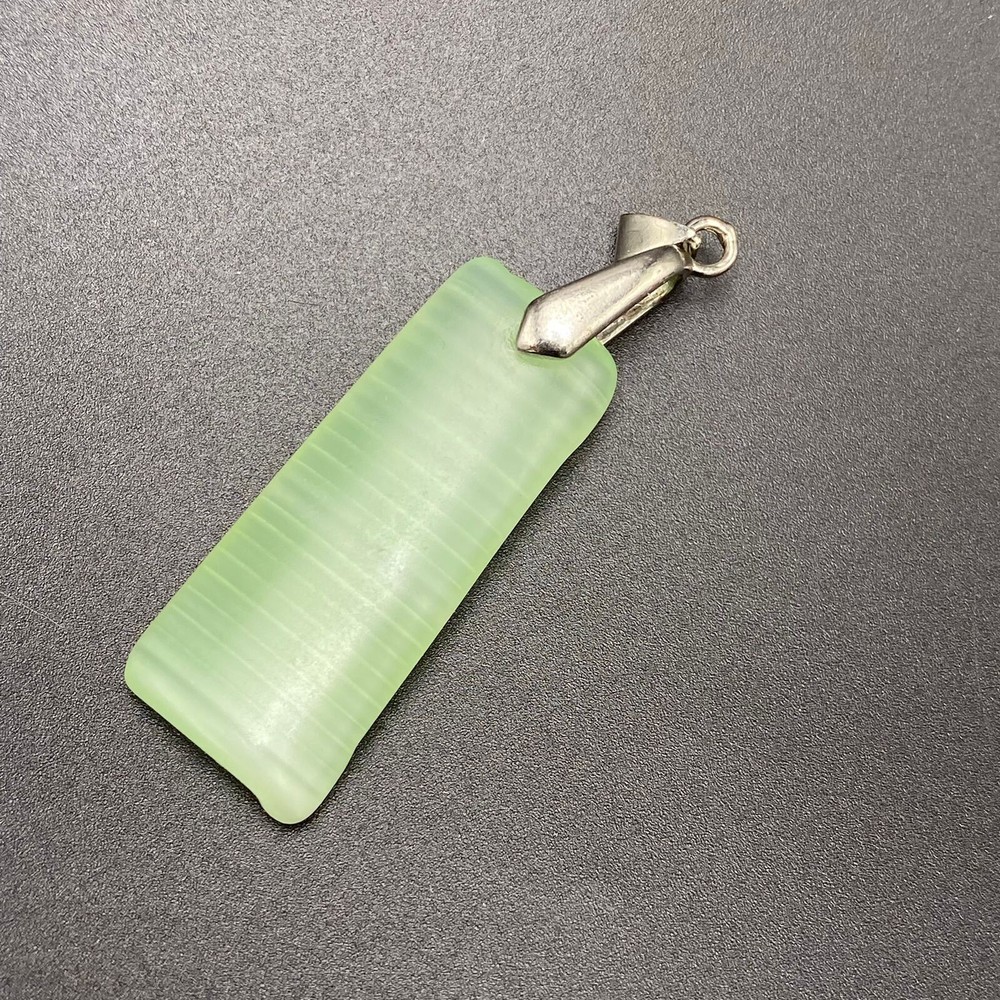Finger Print calcite Natural top quality pendant in Brass from Afghanistan