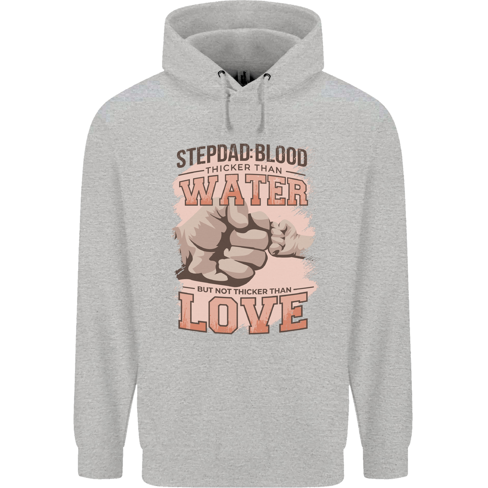 Stepdad Fathers Day Step Dad Mens 80% Cotton Hoodie-image