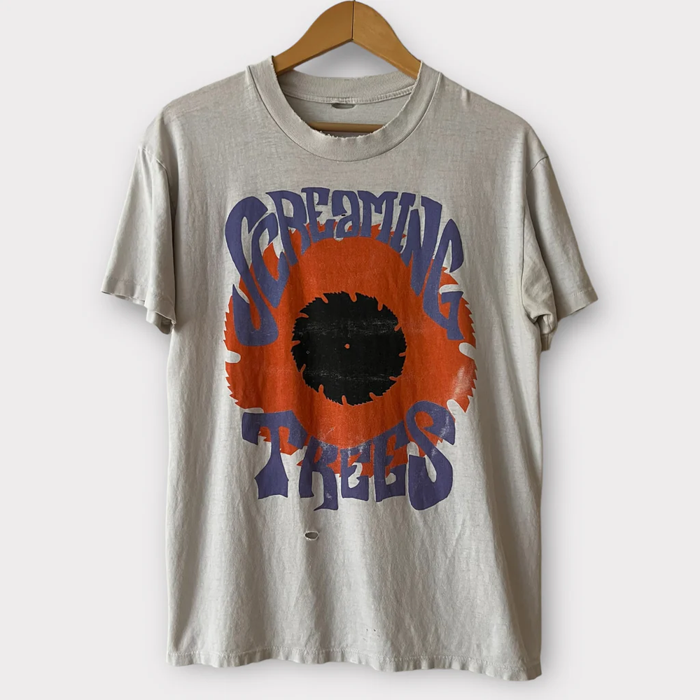 1990s Screaming Trees Vintage Promo Band Tee Shirt FL0182