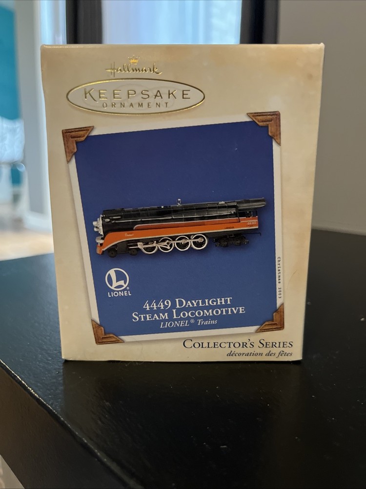 Vintage 2003 Hallmark Keepsake Lionel 4449 Daylight Steam Locomotive Ornament