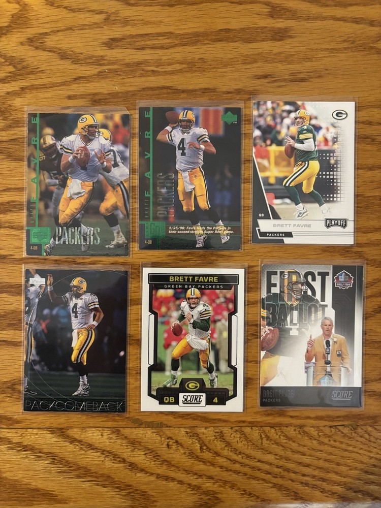 Brett Favre Lot (6) Green Bay Packers