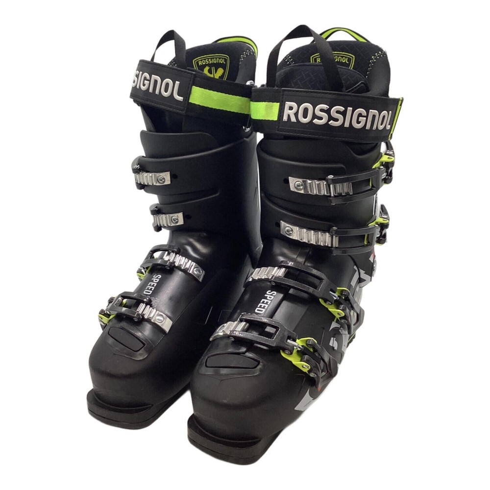 ROSSIGNOL Ski Boots, Size 26.5cm, Black, 22-23 @ 308mm, Speed 100 from Japan