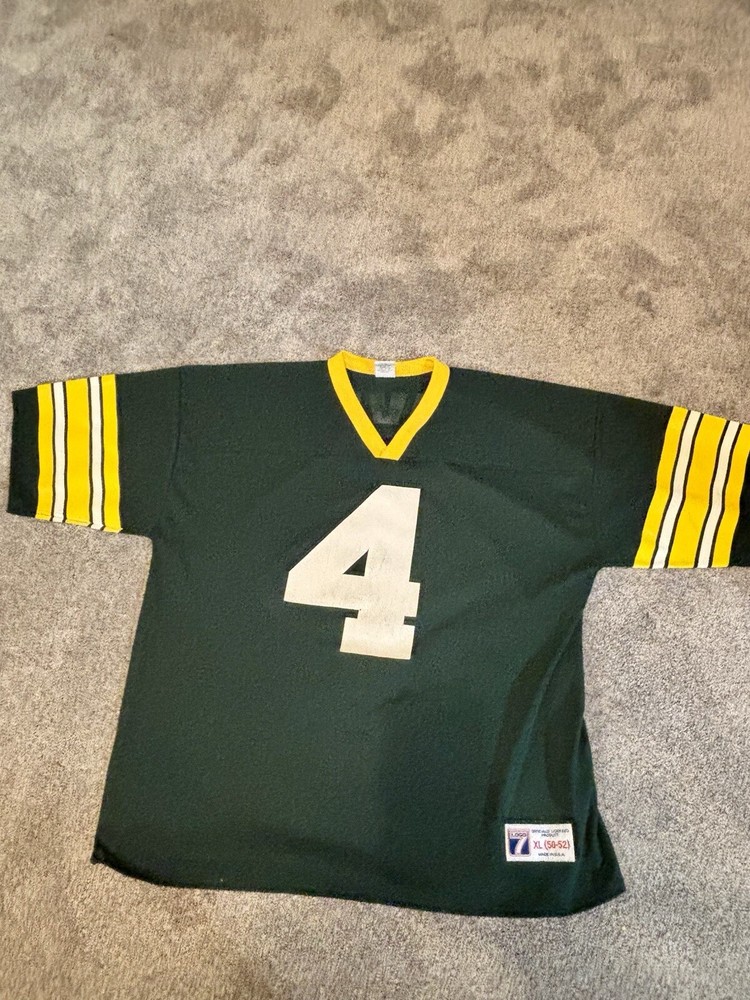 NFL Brett Favre Green Bay Packers #4 Logo 7 Jersey Size XL
