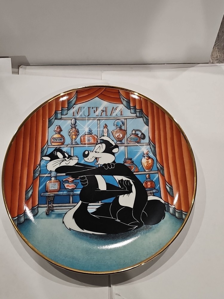 For SCENT-IMENTAL Reasons Limited Edition Plate Franklin Mint 1993 NM