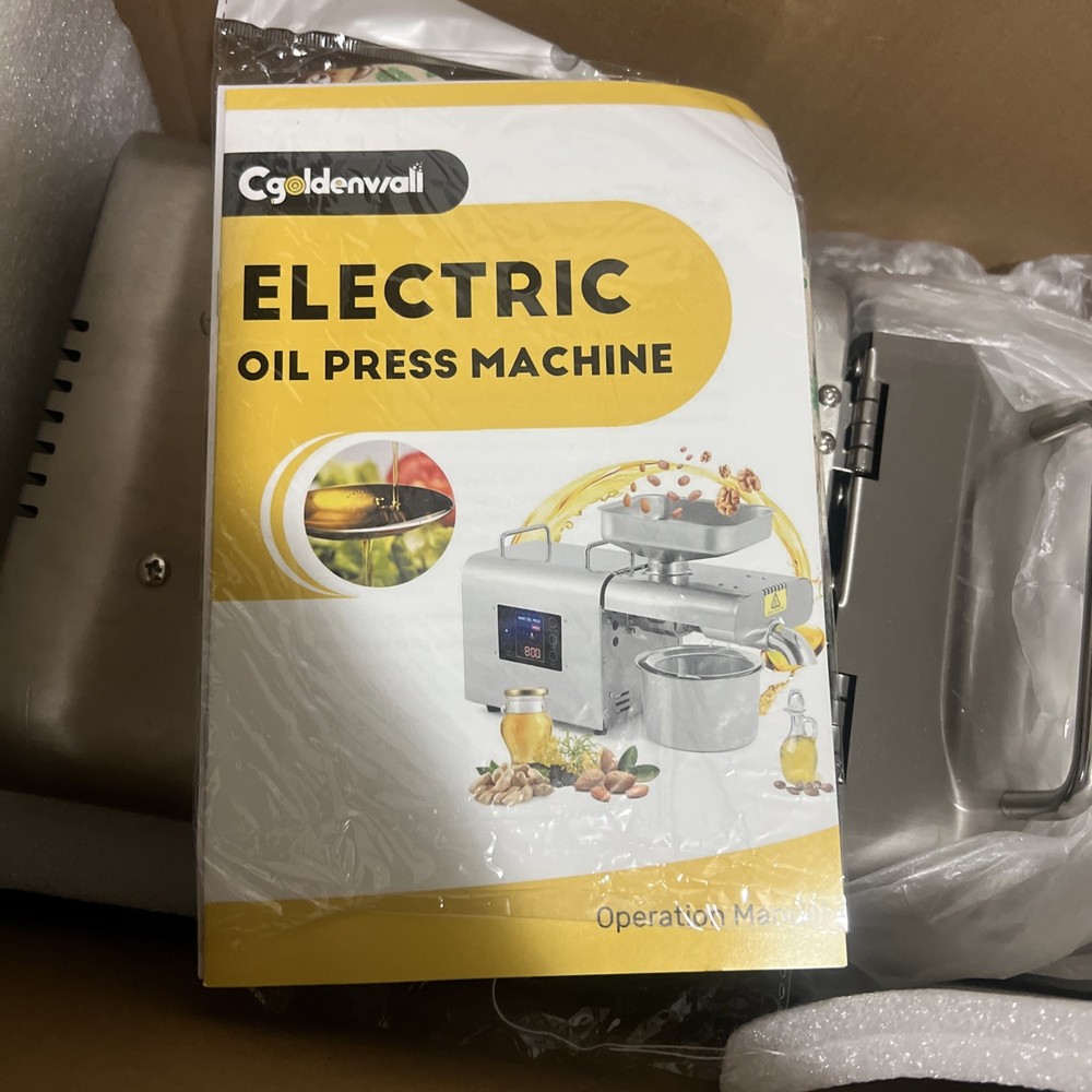 CGOLDENWALL Upgraded Oil Press Machine-Hot&Cold intel Control/LCD Touch screen