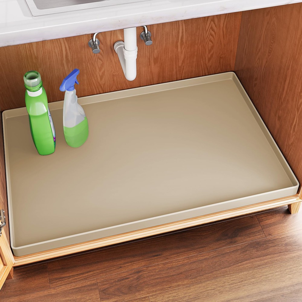Under Sink Mat for Kitchen Waterproof 34