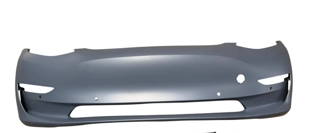 Front Bumper Cover With Sensor Holes For Tesla Model 3 2017-2022 - Primed
