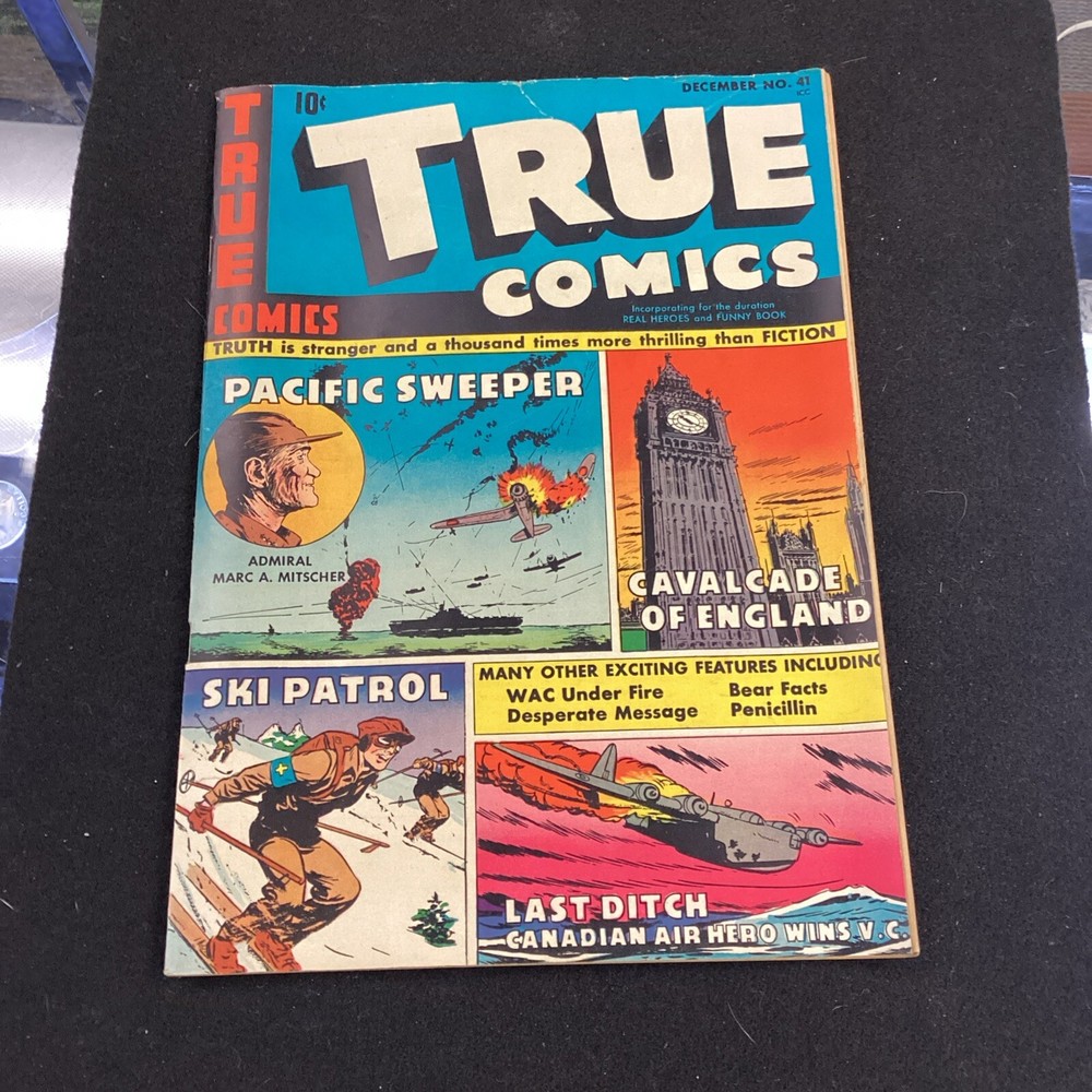 True Comics #41 - Parent's Institute Press 1941 GREAT COVER ART MUST SEE