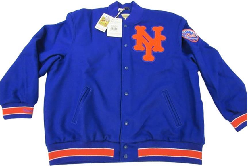 1969 New York Mets Mens Mitchell & Ness Wool Letterman Jacket Coat $500