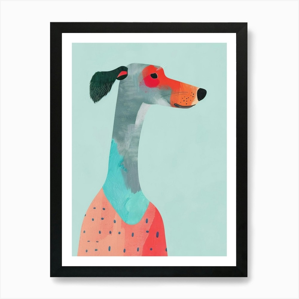 Greyhound Canvas Print 1 Art Print Framed Wall Art Poster Canvas Print Picture