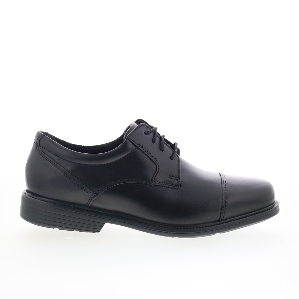 Rockport Charles Road Cap Toe V80556 Mens Black Oxfords Cap Toe Shoes