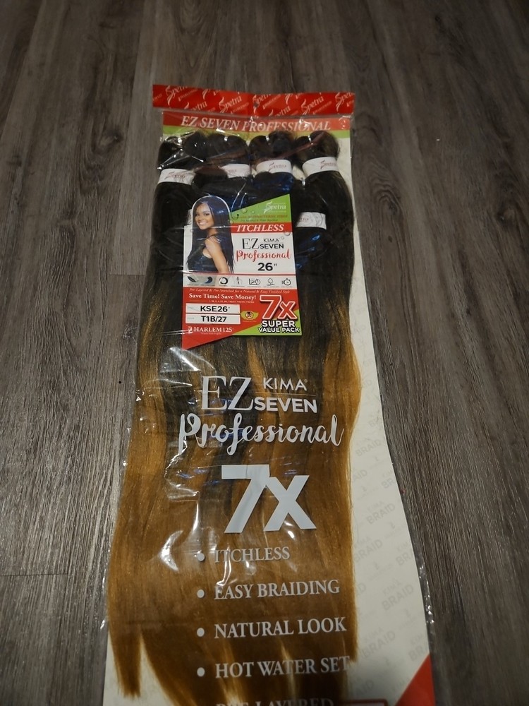 EZ Twin Braid 24 Inch Synthetic Hair Braids 7X Value Pack in Multiple Colors