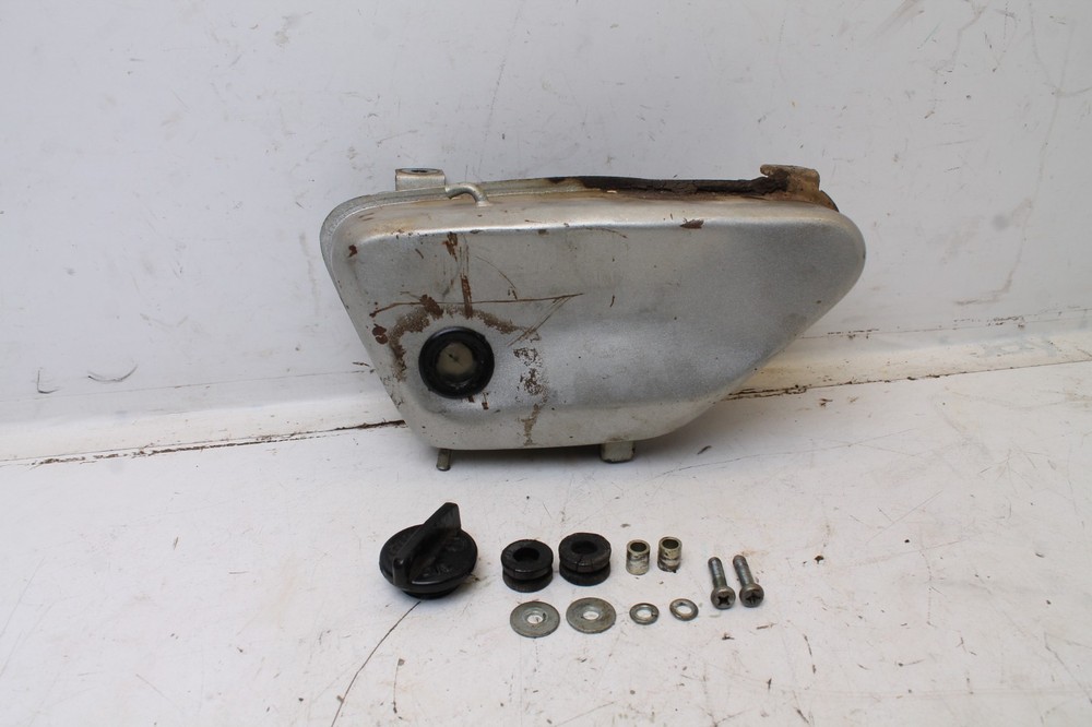 1973 Yamaha LTMX Motorcycle OEM Oil Injection Tank Reservoir - Big Dent
